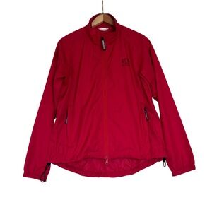 Pearl Izumi Zephrr Cycling Jacket Red Packable Windbreaker Womens Small